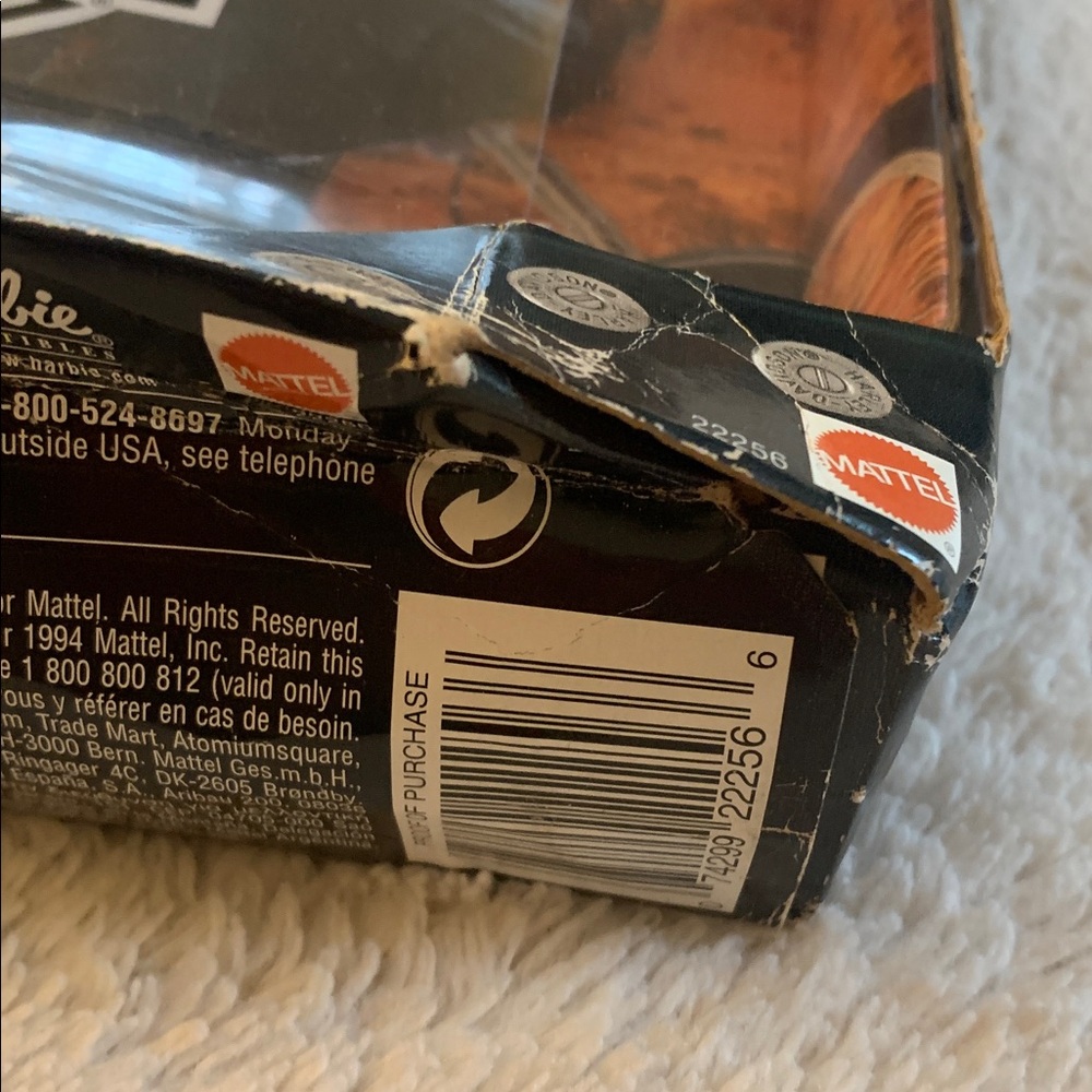 NEW Harley-Davidson Barbie with Black Jacket and Red Scarf *damaged box - Picture 9 of 14